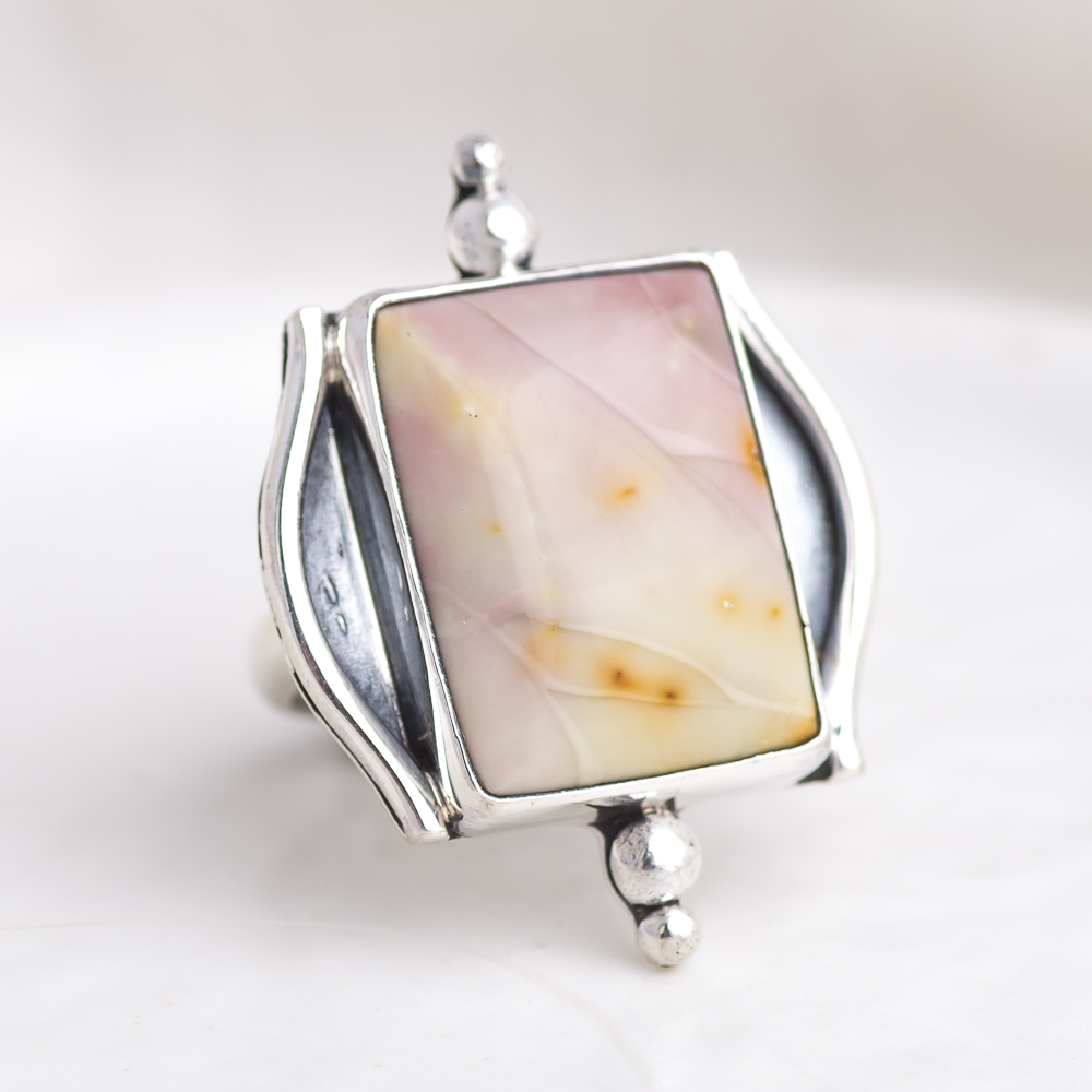 Dunes Ring ◇ Willow Creek Jasper ◇ Size 8