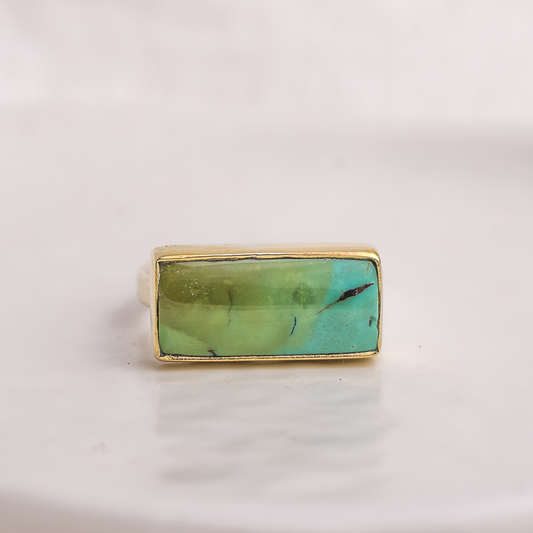 Horizontal Luminous Ring ◇ Hubei Turquoise ◇ Size 6