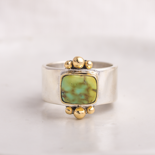 Affinity Ring ◇ Hubei Turquoise ◇ Size 7