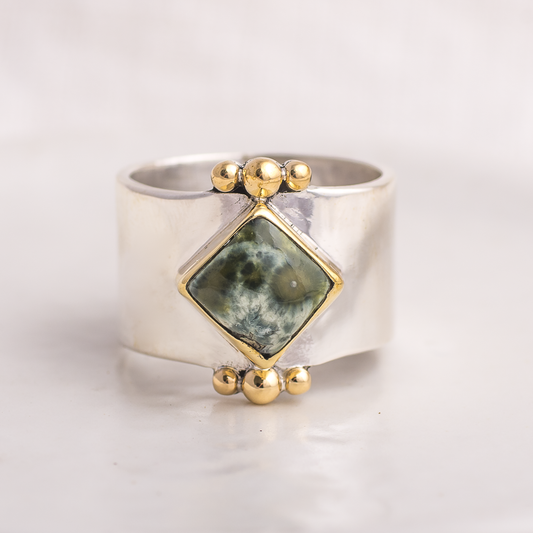 Affinity Ring ◇ Ocean Jasper ◇ Size 9