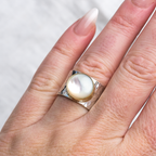 New Moon Ring ◇ Mother of Pearl ◇ Multiple Sizes