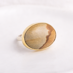Horizontal Luminous Ring ◇ Cripple Creek Jasper ◇ Size 9
