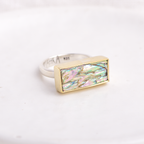 Horizontal Luminous Ring ◇ Abalone ◇ Size 7