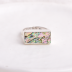 Horizontal Luminous Ring ◇ Abalone ◇ Size 7.5