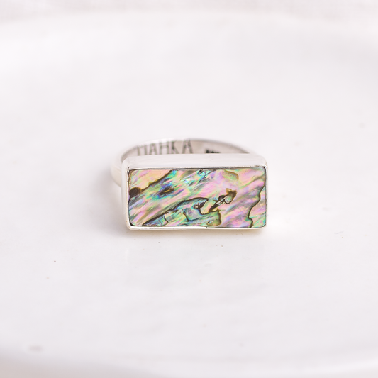 Horizontal Luminous Ring ◇ Abalone ◇ Size 7.5