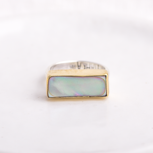 Horizontal Luminous Ring ◇ Abalone ◇ Size 7