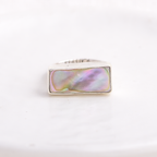 Horizontal Luminous Ring ◇ Abalone ◇ Size 7