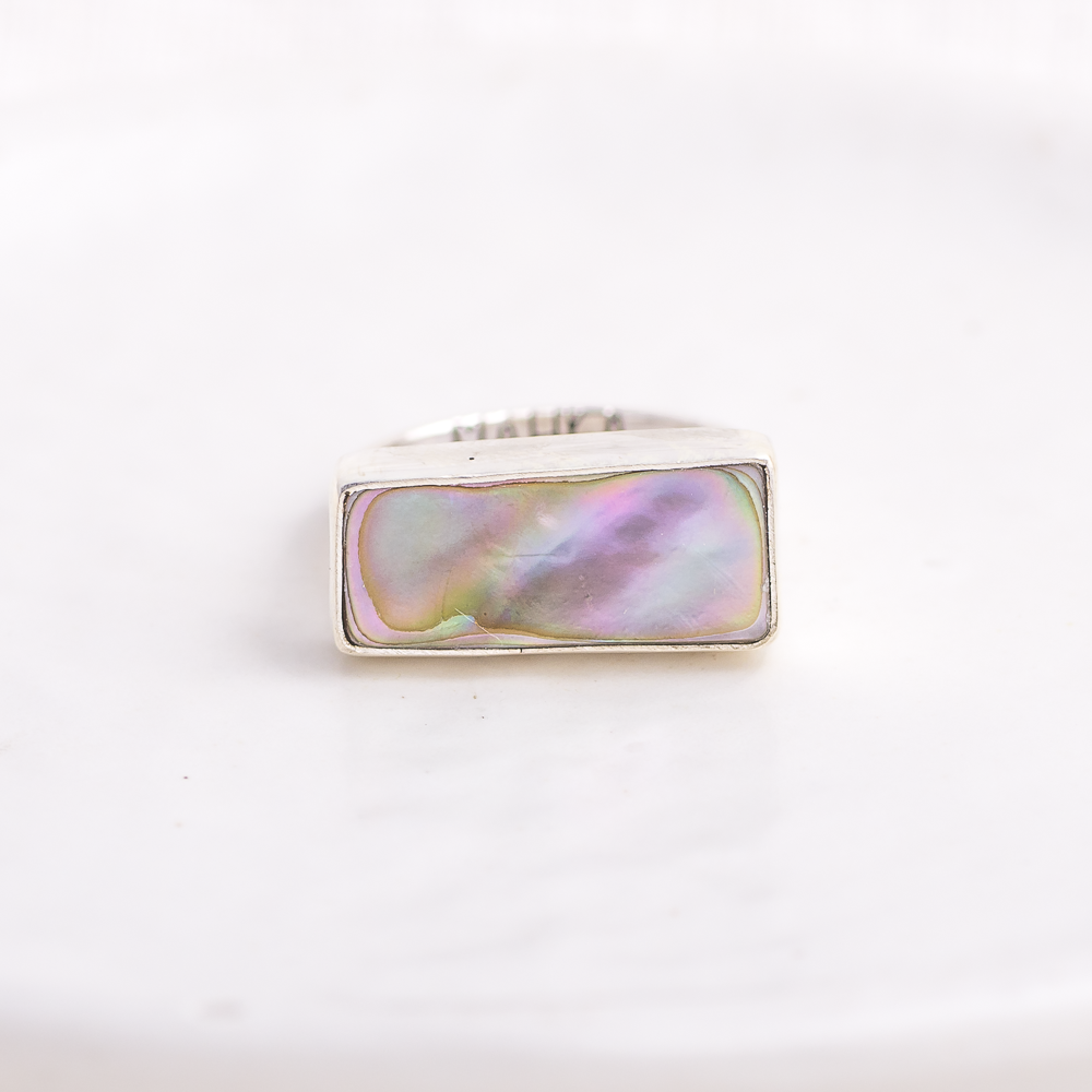 Horizontal Luminous Ring ◇ Abalone ◇ Size 7