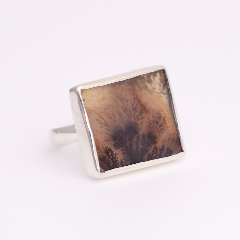 Luminous Ring ◇ Dendritic Agate ◇ Size 6.5