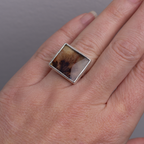 Luminous Ring ◇ Dendritic Agate ◇ Size 6.5