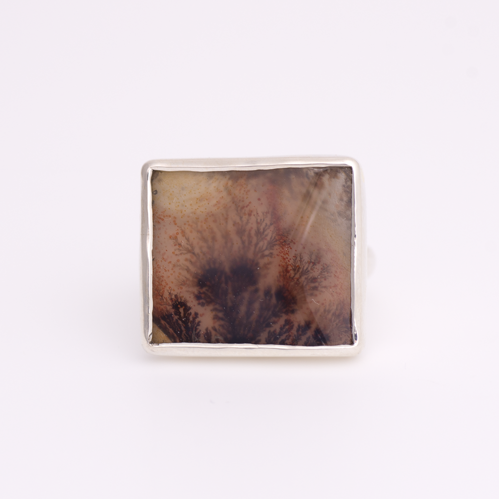 Luminous Ring ◇ Dendritic Agate ◇ Size 6.5