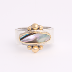 Elongated Abalone Affinity Ring ◇ Size 5.5