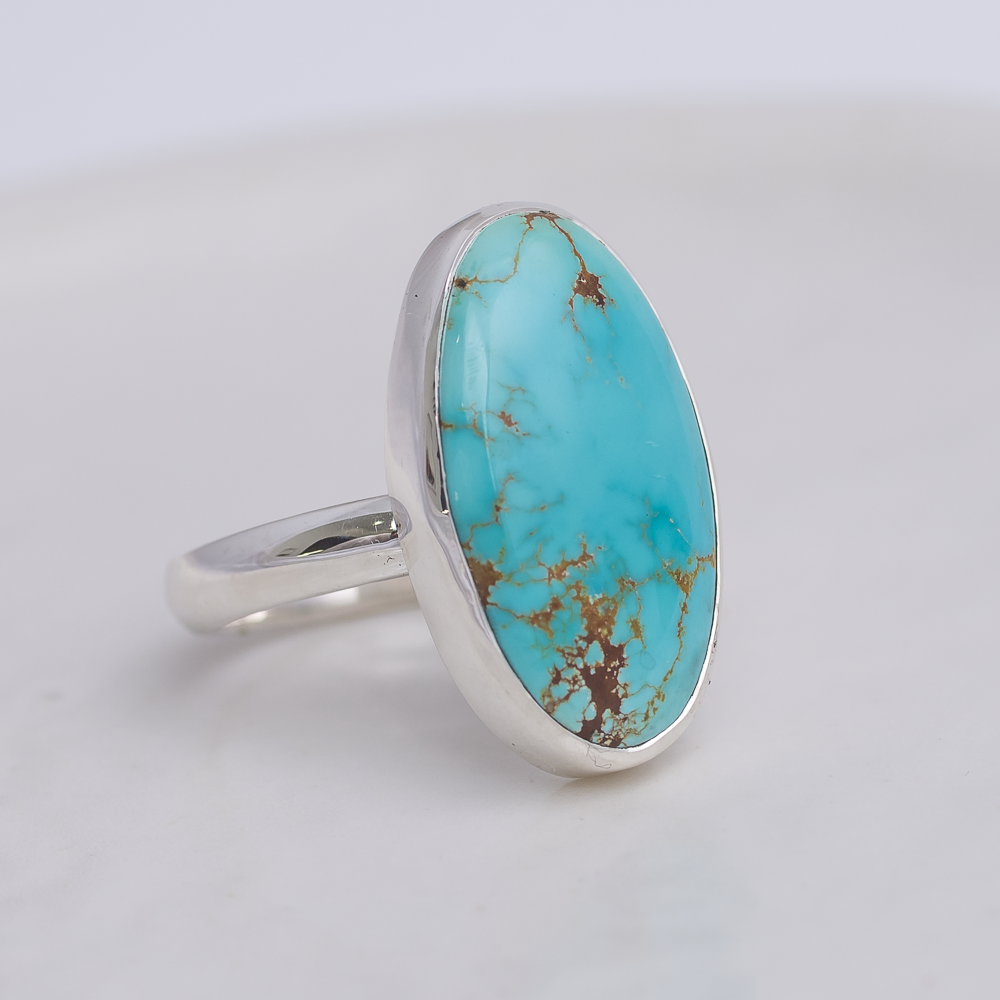 Luminous Ring ◇ Southwest Turquoise  ◇ Size 8