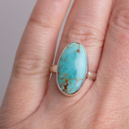 Luminous Ring ◇ Southwest Turquoise  ◇ Size 8