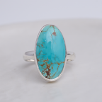 Luminous Ring ◇ Southwest Turquoise  ◇ Size 8