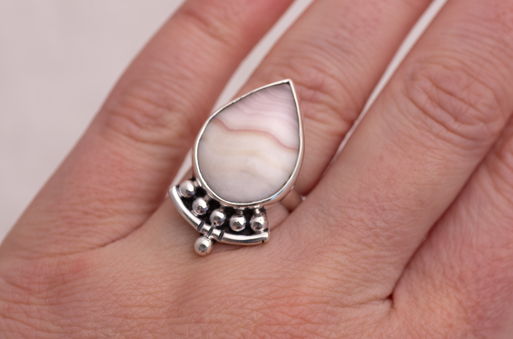 Emergence Ring ◇ Windy Mountain Jasper ◇ Size 6.5