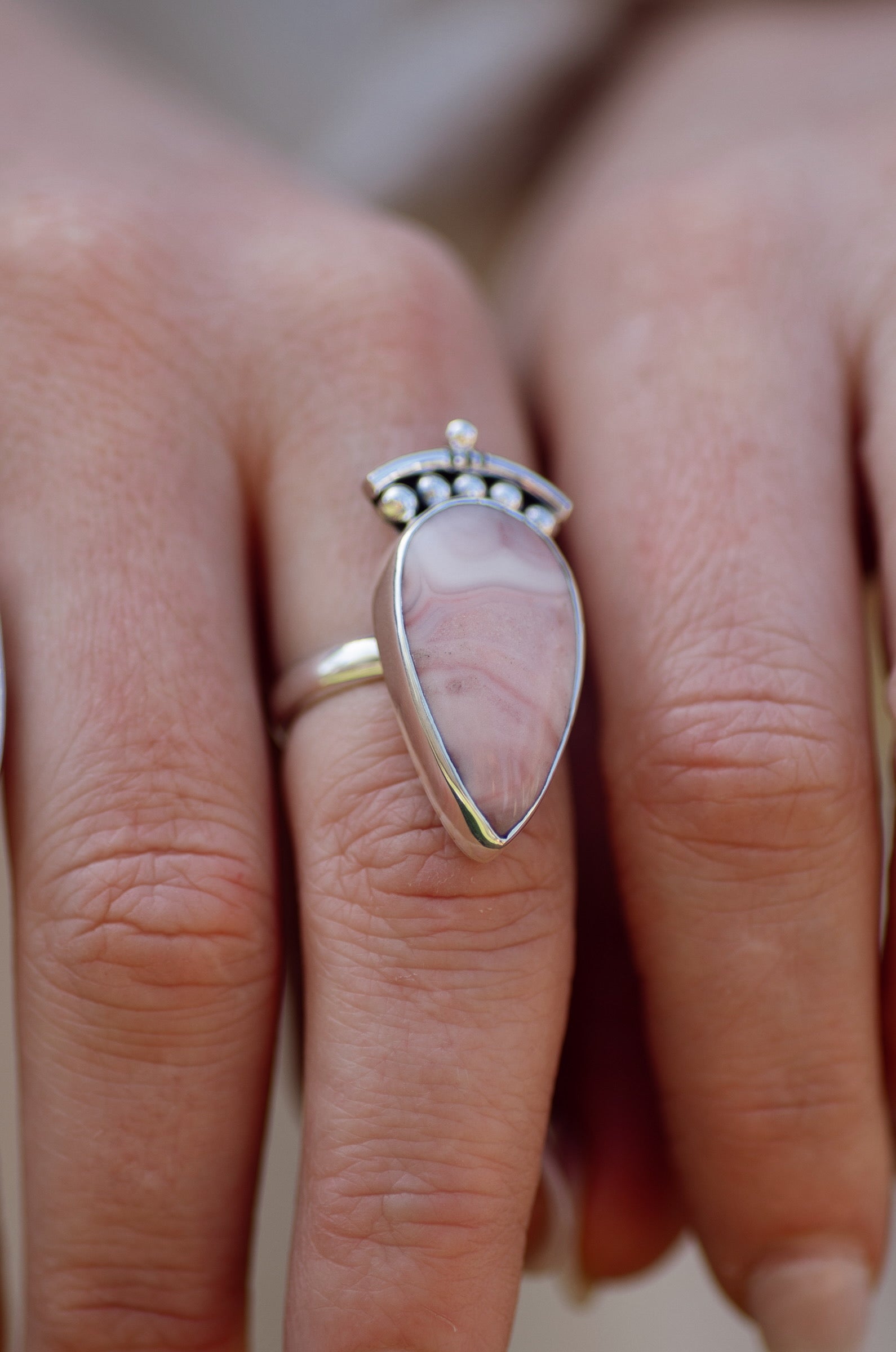 Emergence Ring ◇ Windy Mountain Jasper ◇ Size 10