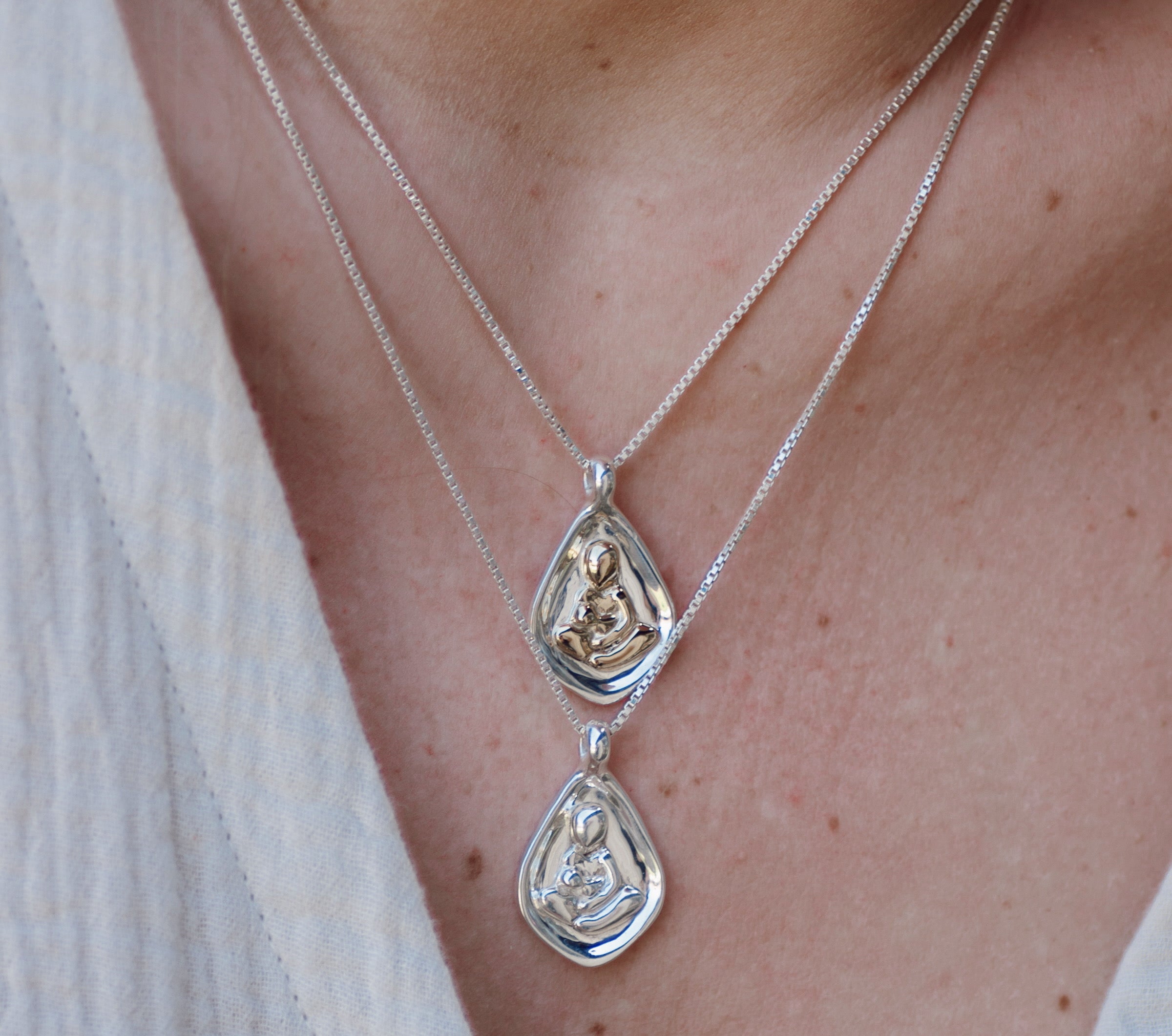 The Mama Pendant ◇ Mixed Metal