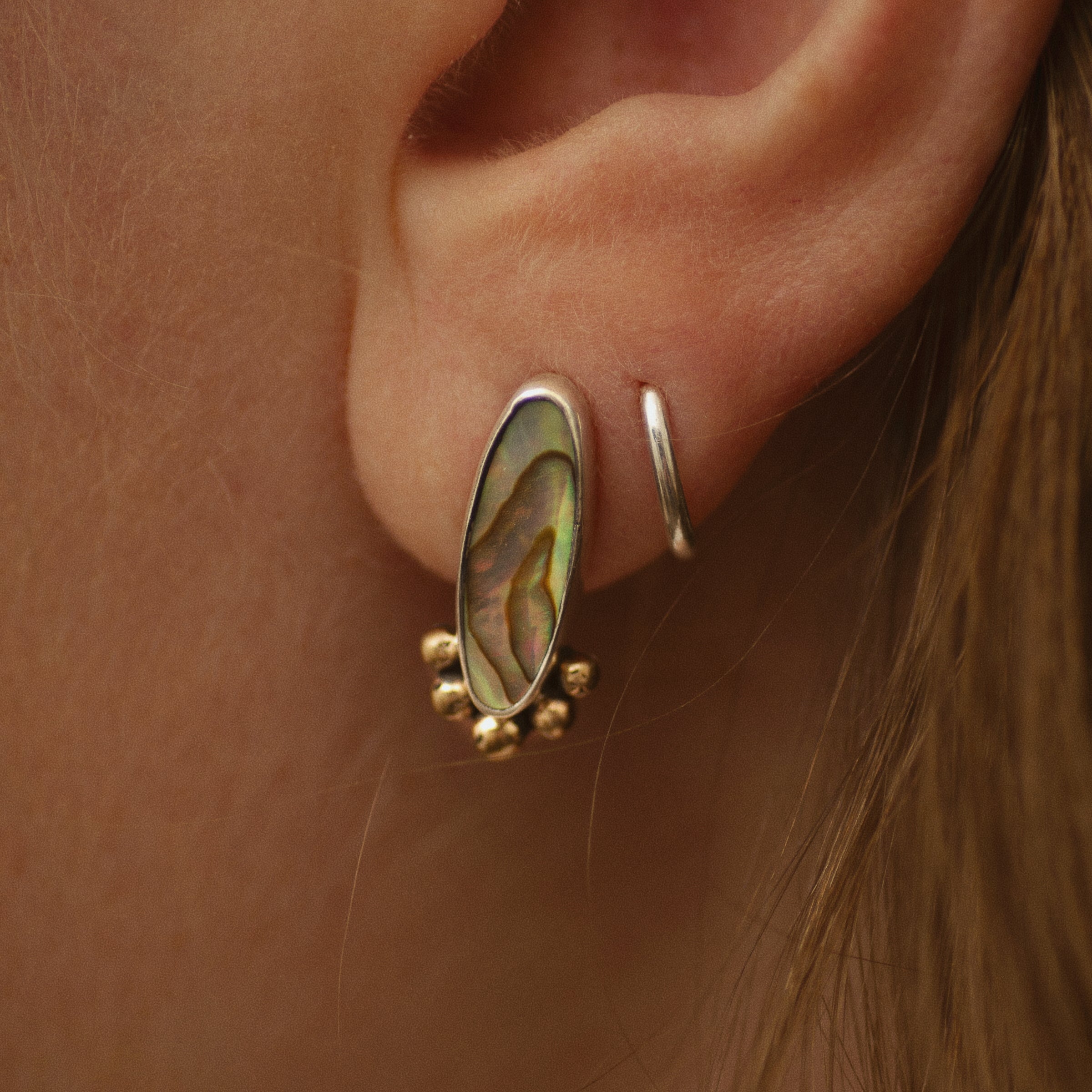 Affinity Studs ◇ Abalone
