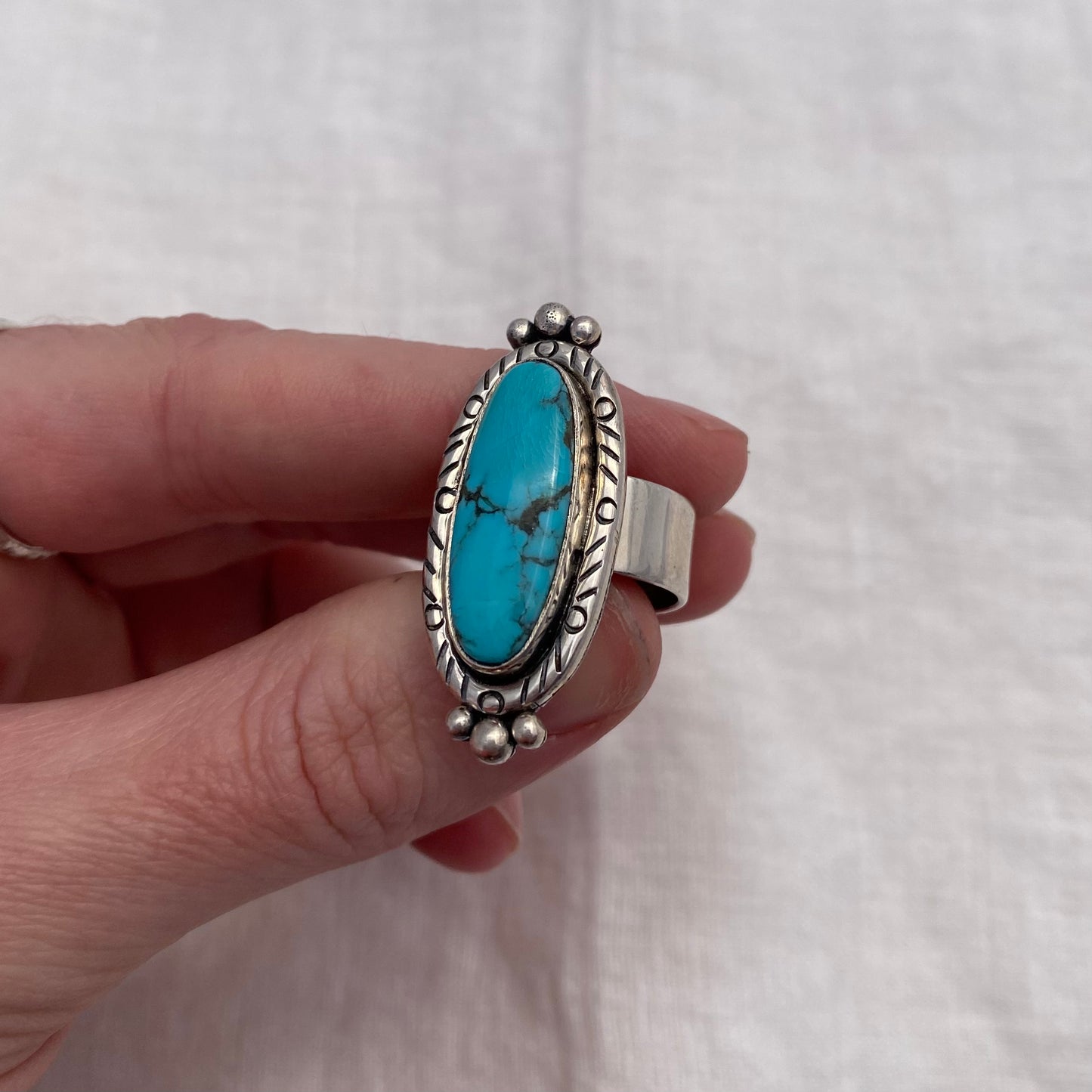 Nevada Turquoise Ring - Size 7