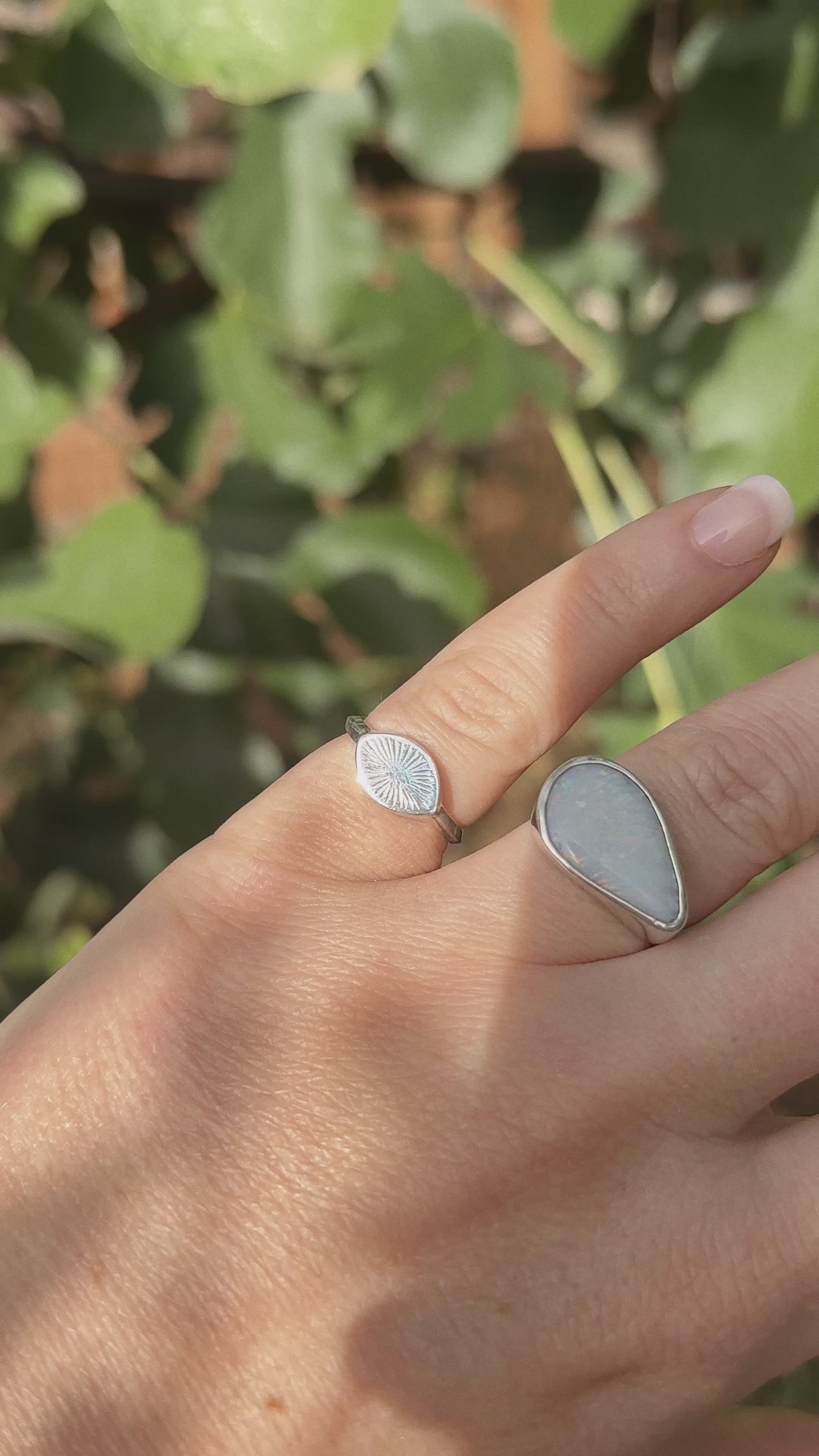 Engraved Mini Vision Ring ◇ Made in your size.