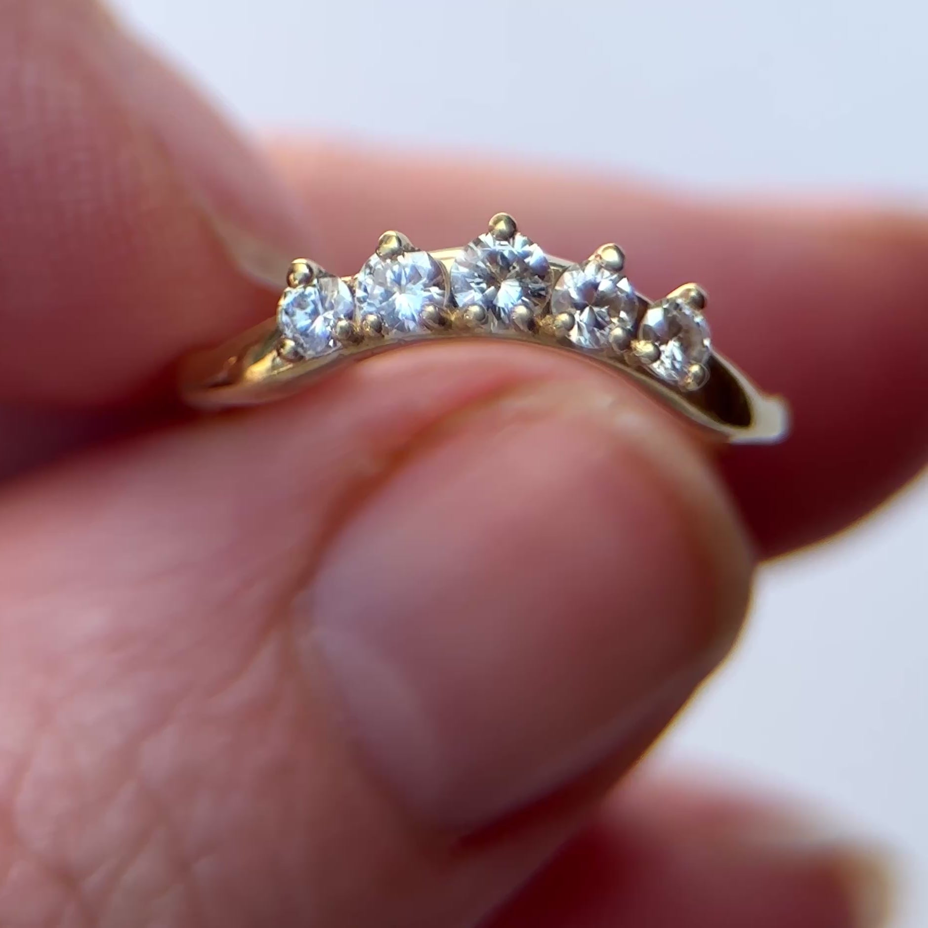Diamond Arc Ring