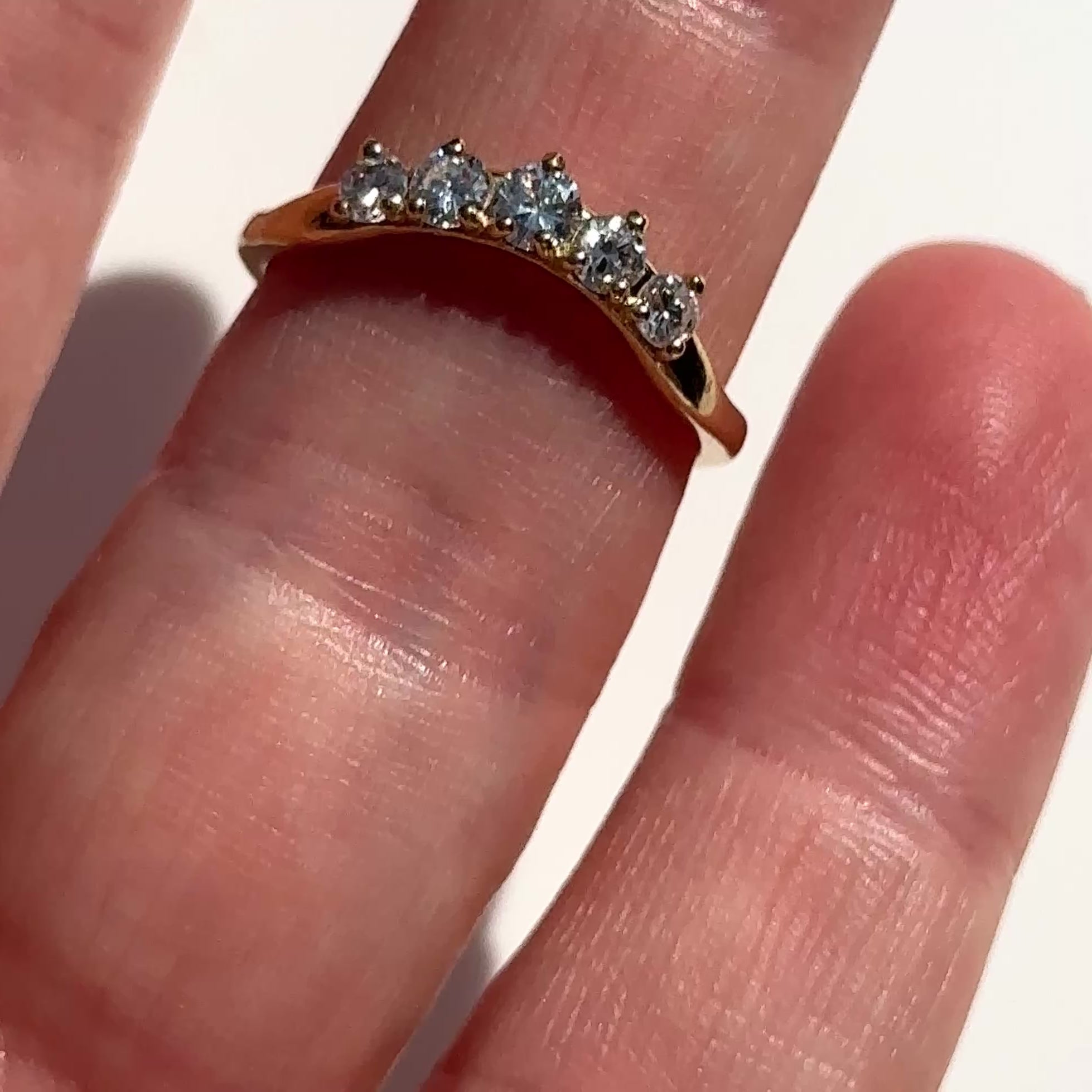Diamond Arc Ring