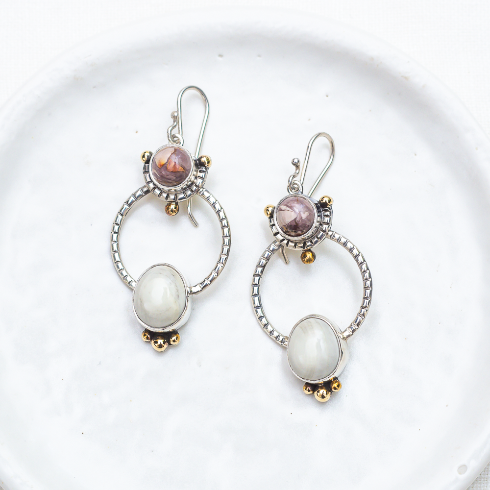 Mirage Earrings ◇ Willow Creek Jasper