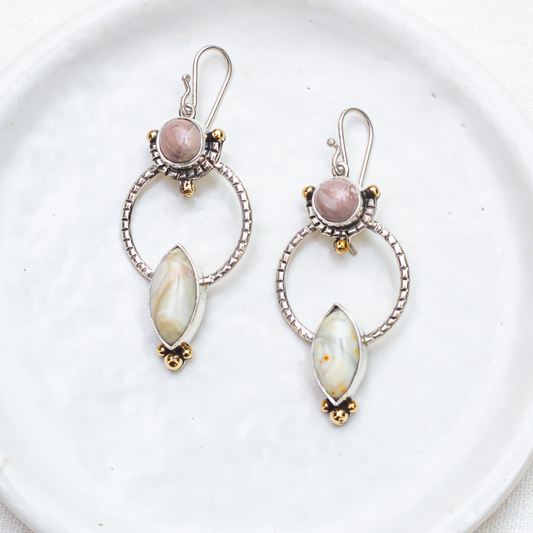 Mirage Earrings ◇ Willow Creek Jasper